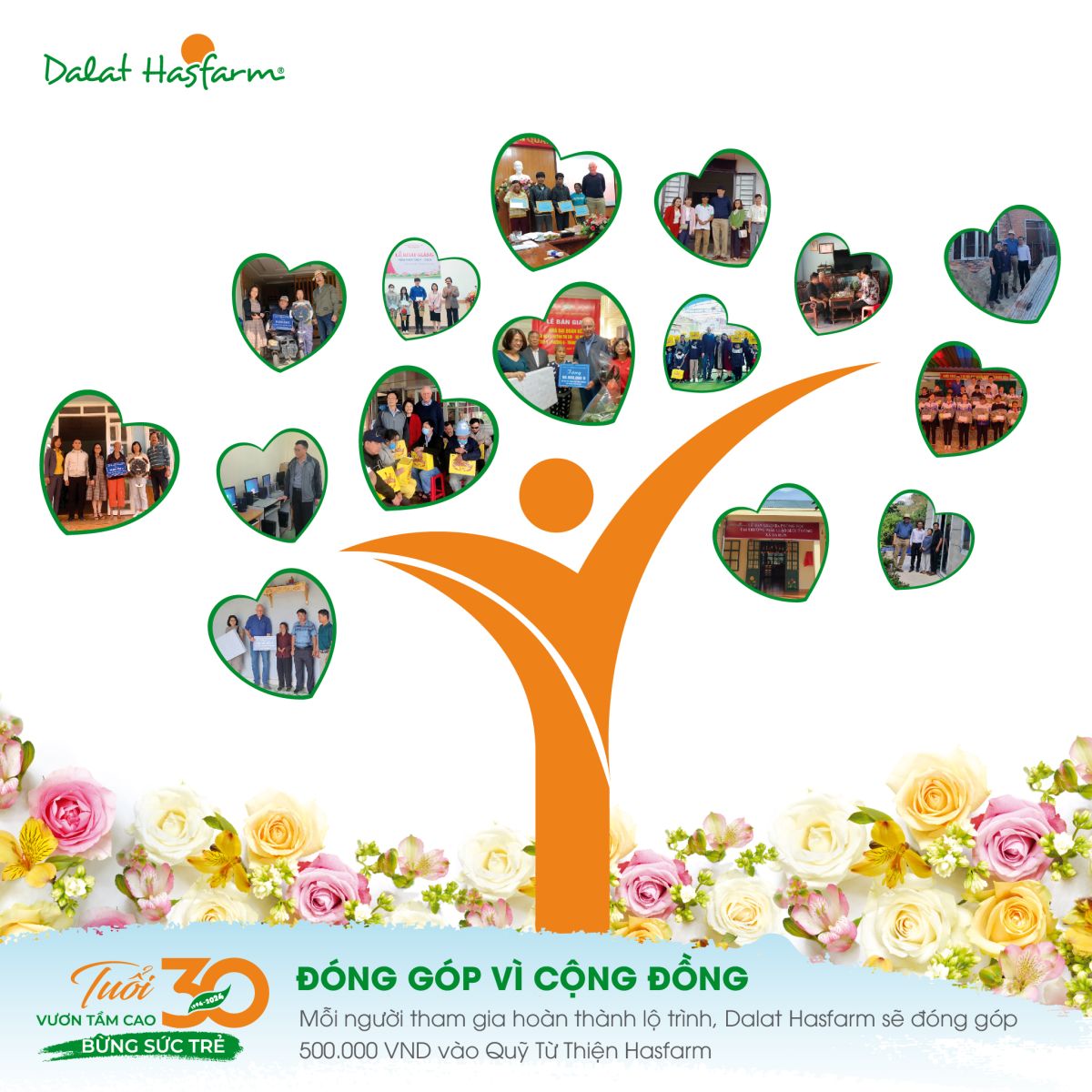 dalat hasfarm đóng góp vì cộng đồng