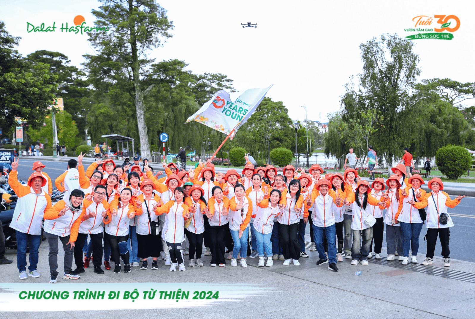 Hình 11 - Sự kiện đi bộ từ thiện 2024 Dalat Hasfarm