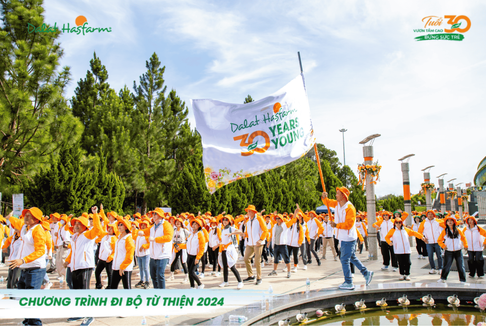 Hình 8 - Sự kiện đi bộ từ thiện 2024 Dalat Hasfarm