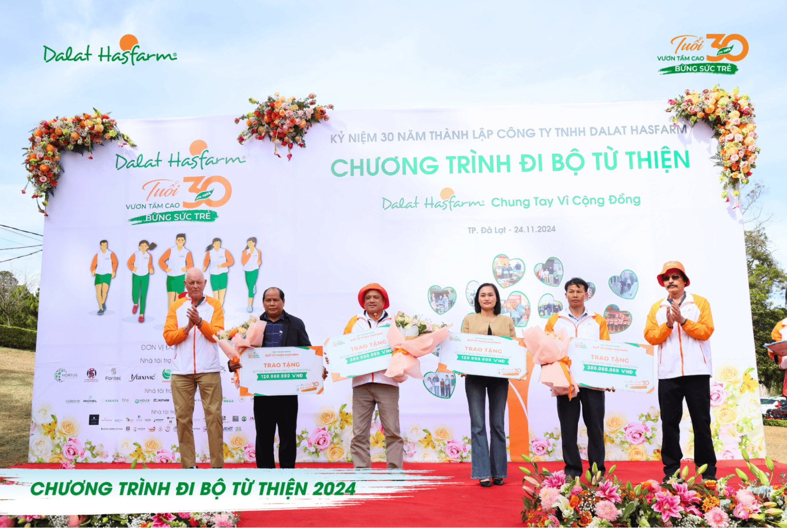 Hình 7 - Sự kiện đi bộ từ thiện 2024 Dalat Hasfarm