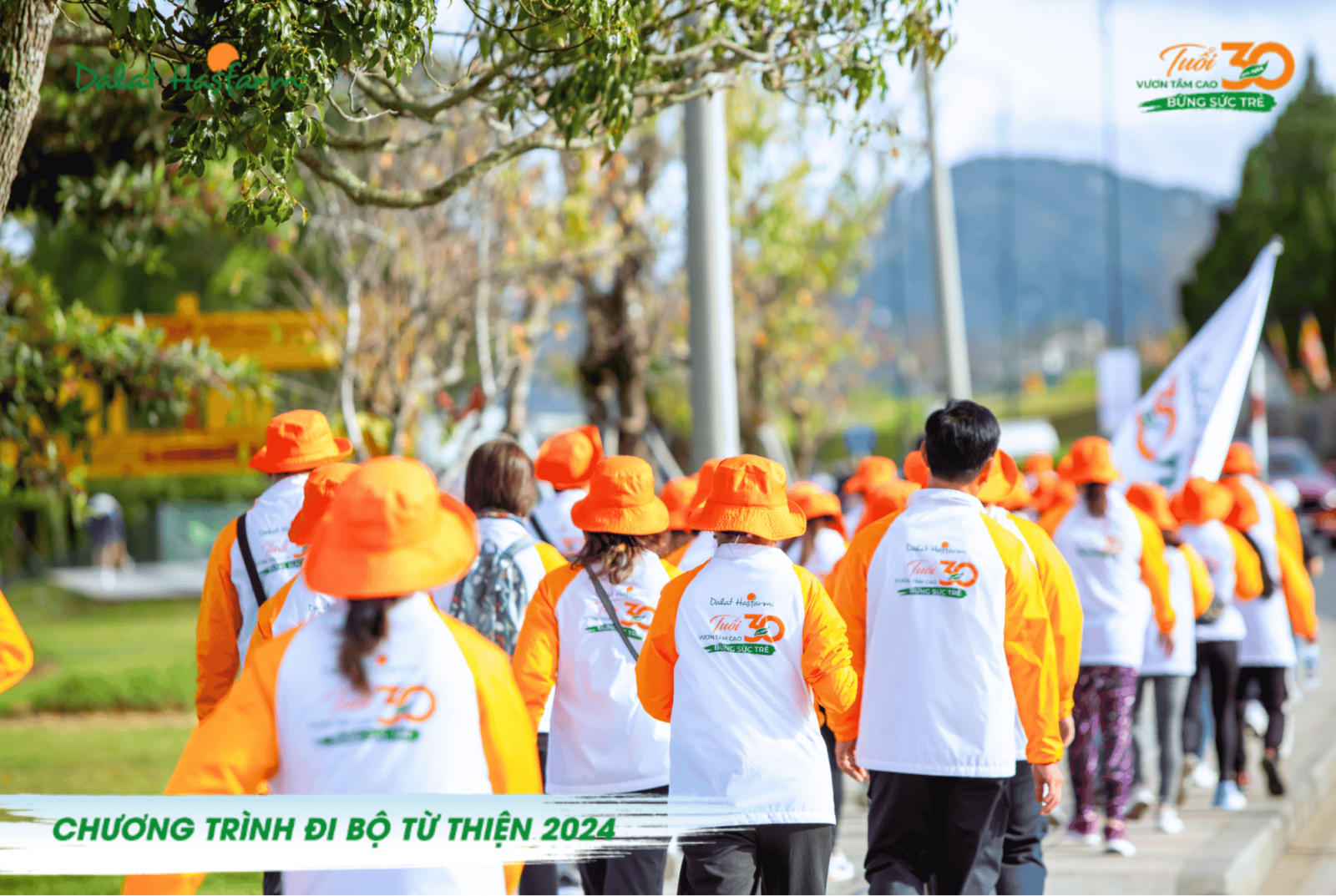 Hình 4 - Sự kiện đi bộ từ thiện 2024 Dalat Hasfarm